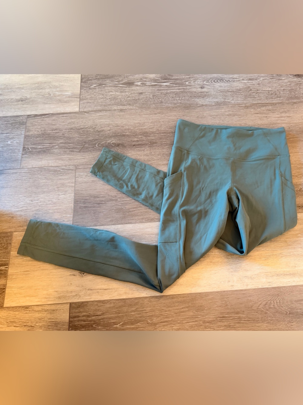 PrAna Olive Green Pocket Leggings - Size Small
